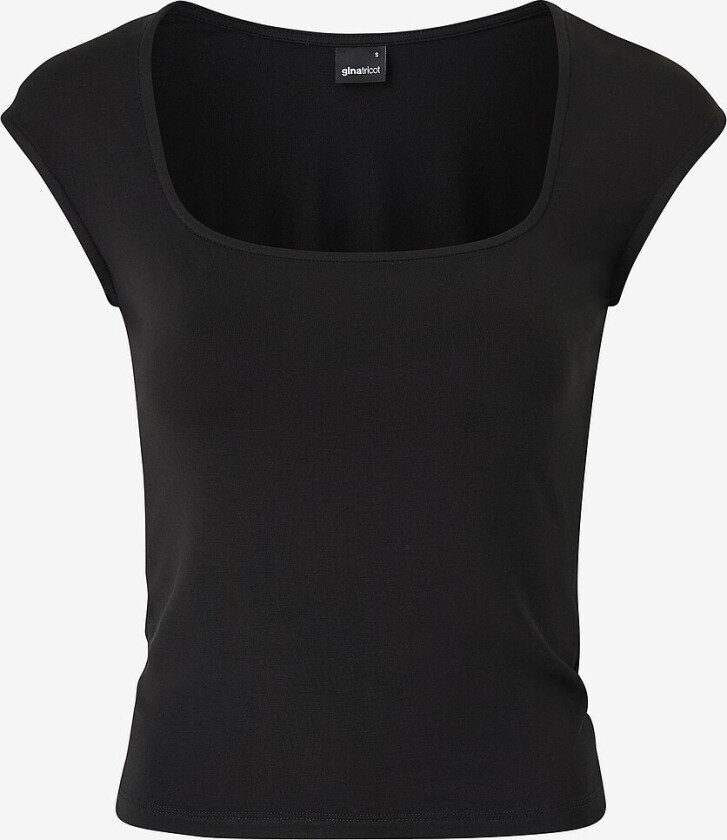 Topp Soft Touch Square Tight Top - Svart