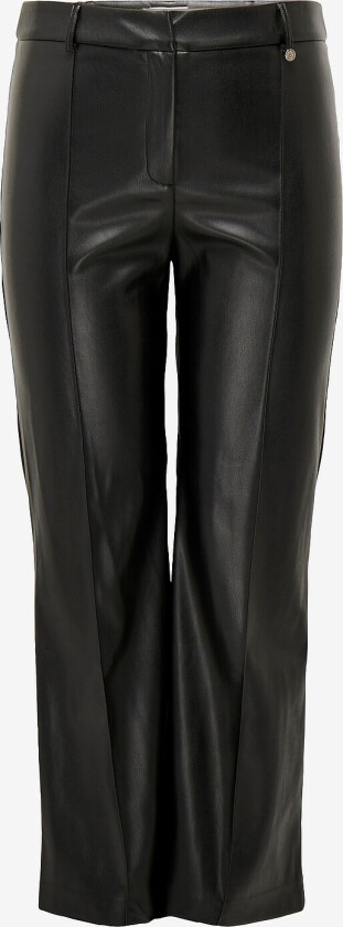 Bukser carBlake MW Flared Pin Faux Lea Pant - Svart