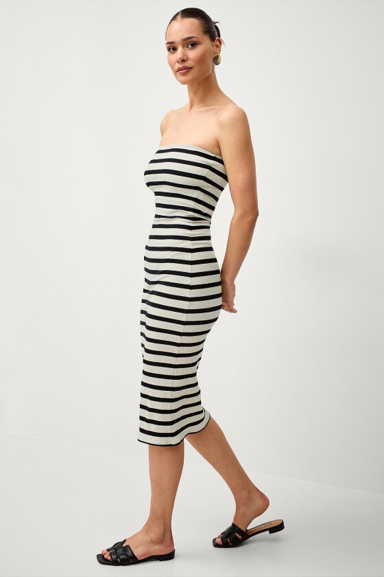 Tubekjole viHeidi Midi Tube Dress - Beige