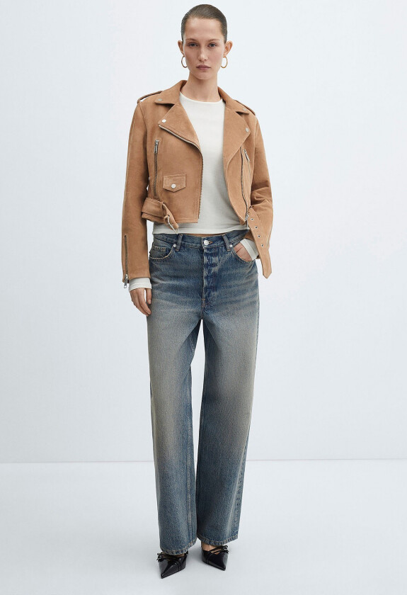 Semsket jakke Gemma - Beige