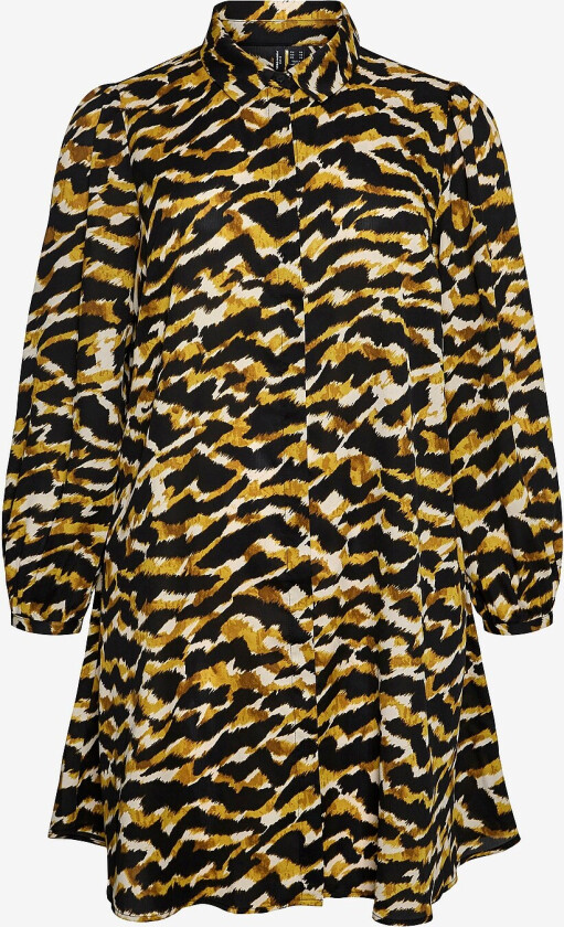 Skjortekjole vmcGail L/S Abk Shirt Dress Wvn - Svart
