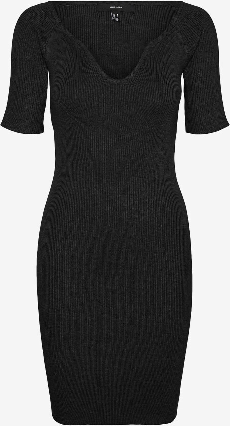 Kjole vmWillow SS Sweetheart Short Dress - Svart