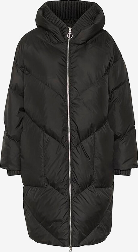 Dun jakke crCharlott Puffer Jacket - Svart