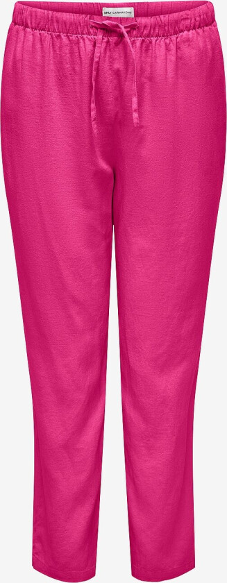 Bukser carCaro MW Linen BL Pull-up Pant Tl - Rosa