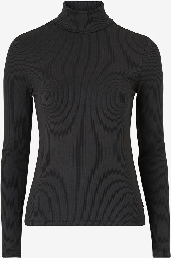 Topp Dreamy Turtleneck Caviar - Svart
