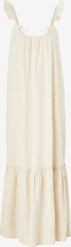Maxikjole pcKalou SL Ankle Dress - Beige