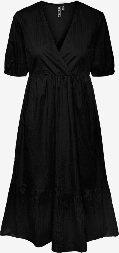 Kjole pcManon 2/4 Midi Dress - Svart