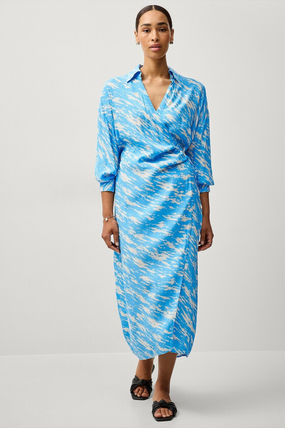 Maxikjole Corbett Dress - Blå