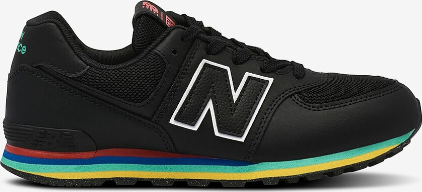 Joggesko 574 Kids Lace - Svart