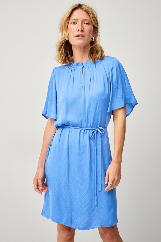 Kjole Brianasz Flared Dress - Blå