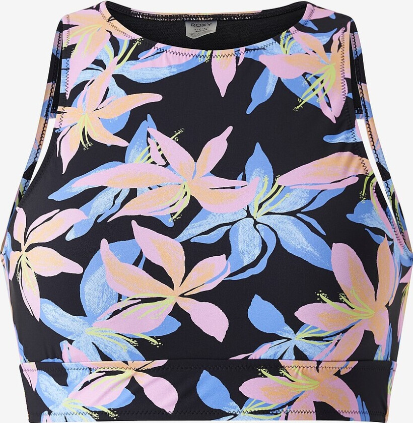 Bikini BH Active Printed Crop Top - Svart