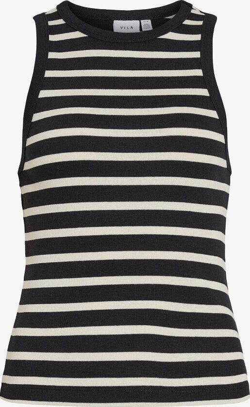 Topp viLibena O-neck S/L Top - Svart