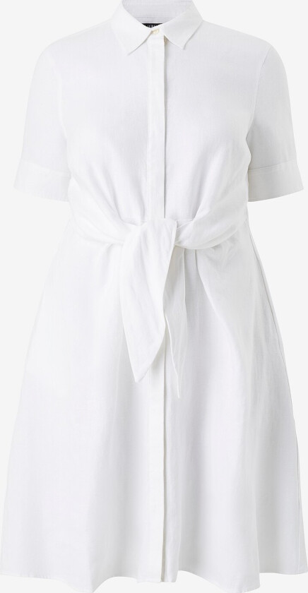 Kjole i lin Day Dress - Hvit