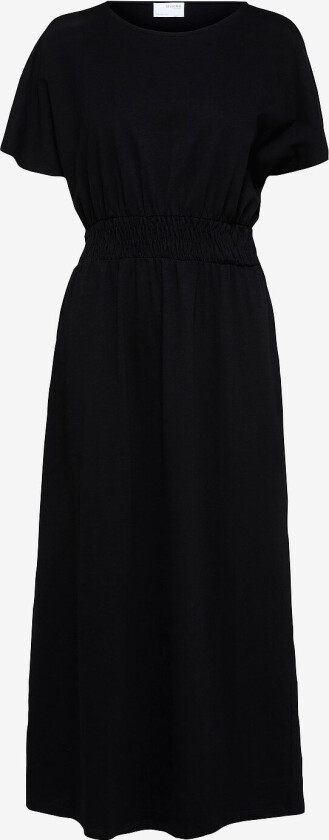 Maxikjole slfAmelie 2/4 Midi Dress - Svart