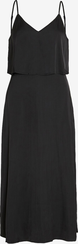 Maxikjole viOlina Strap Flounce Maxi Dress/dc - Svart