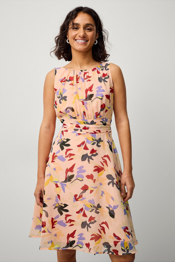 Kjole Aop Dress - Orange