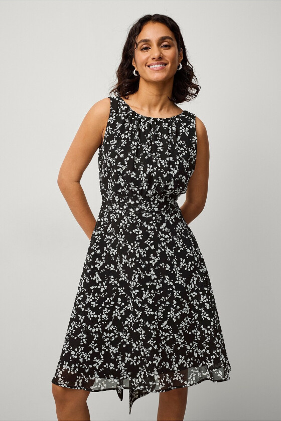 Kjole Aop Dress - Svart