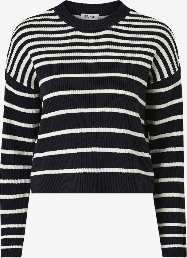 Genser Striped Boat N - Svart