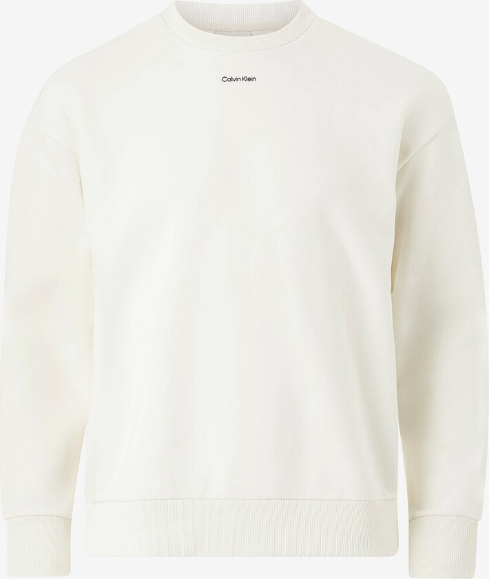 Collegegenser Nano Logo Cotton Modal Crew - Beige