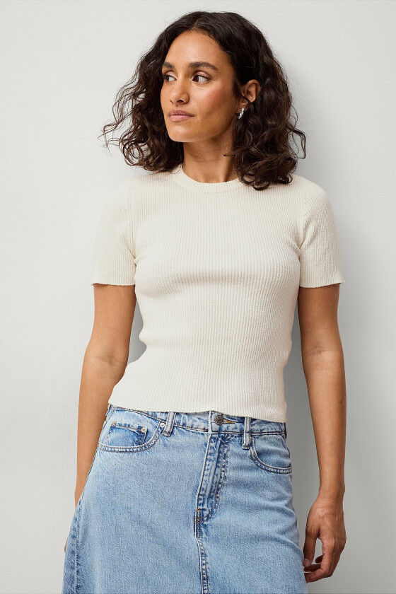 Topp Knitted Top - Beige