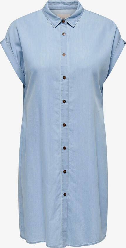 Skjortekjole carBea Life SS Shirt Dress - Blå
