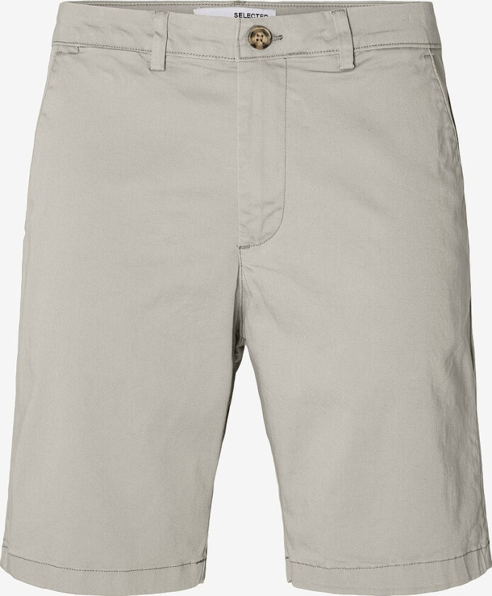 Chinoshorts slhSlim-Miles Flex Shorts - Grå