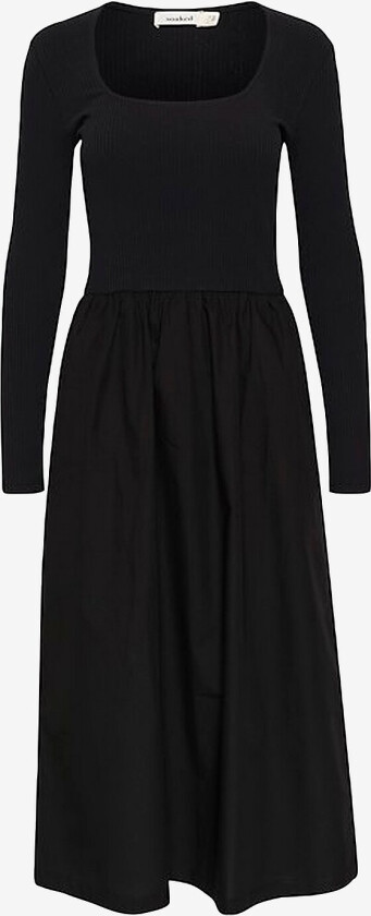 Kjole slSimone Phoebe Dress LS - Svart
