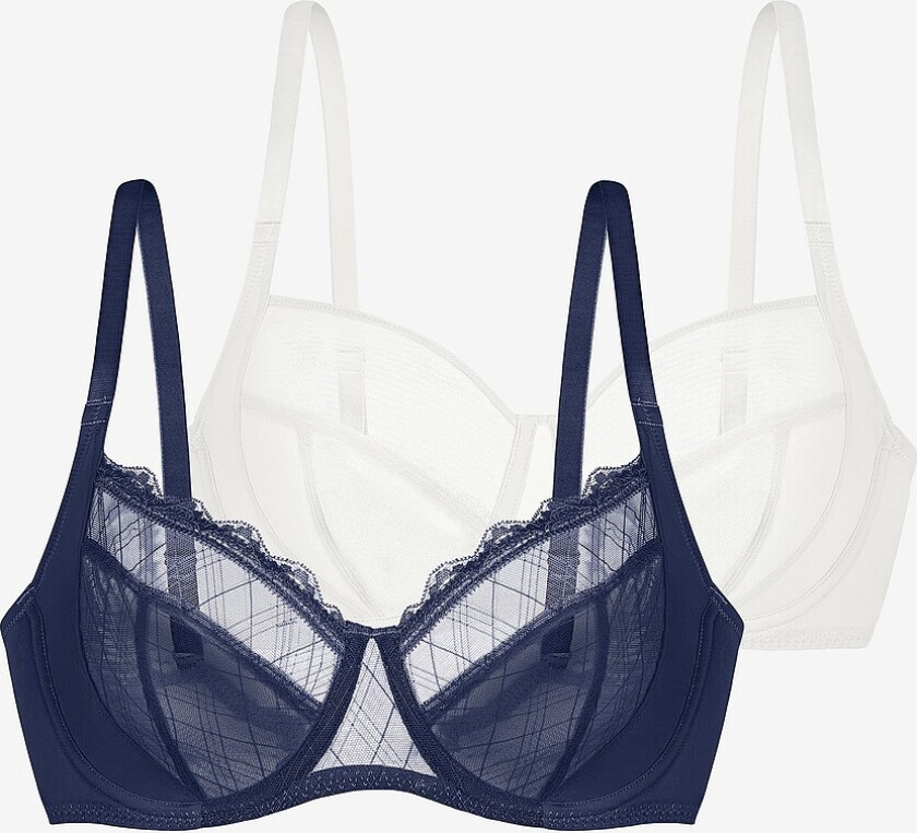 Spile-BHer Imani 2-pack - Blå