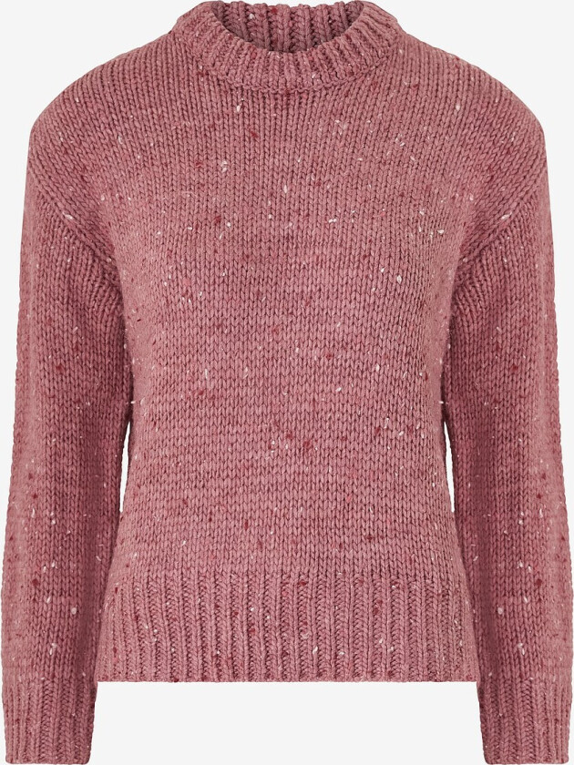 Genser Chunky Knitted Sweater - Rosa