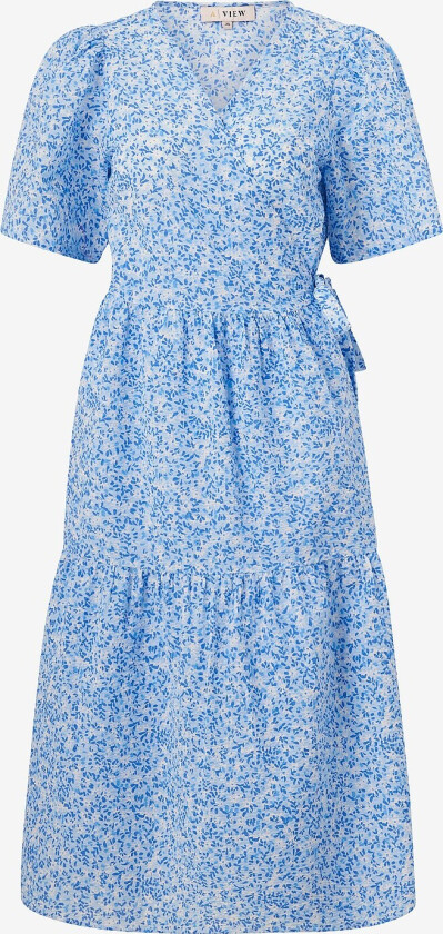 Omslagskjole Caisa Dress - Blå