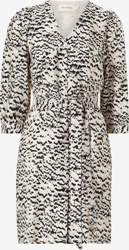 Kjole mschPhilida Maire 3/4 Dress Aop - Svart