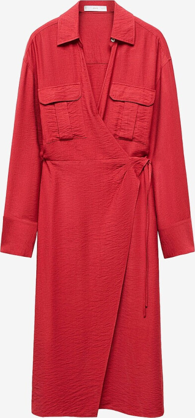 Omslagskjole Dress Maria - Rød