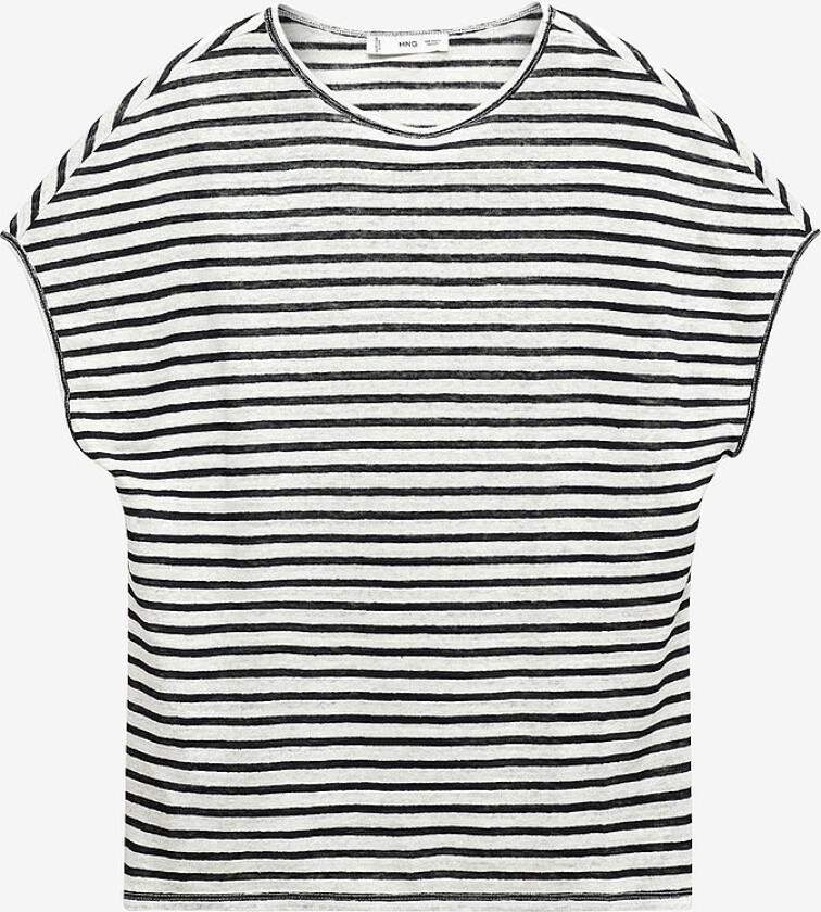 Topp T-shirt Lint - Svart