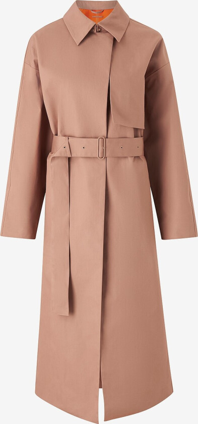 Kåpe Bonded Cotton Trench Coat - Beige