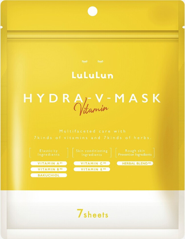 Hydra V-mask Vitamin Sheet Mask 7-pakning