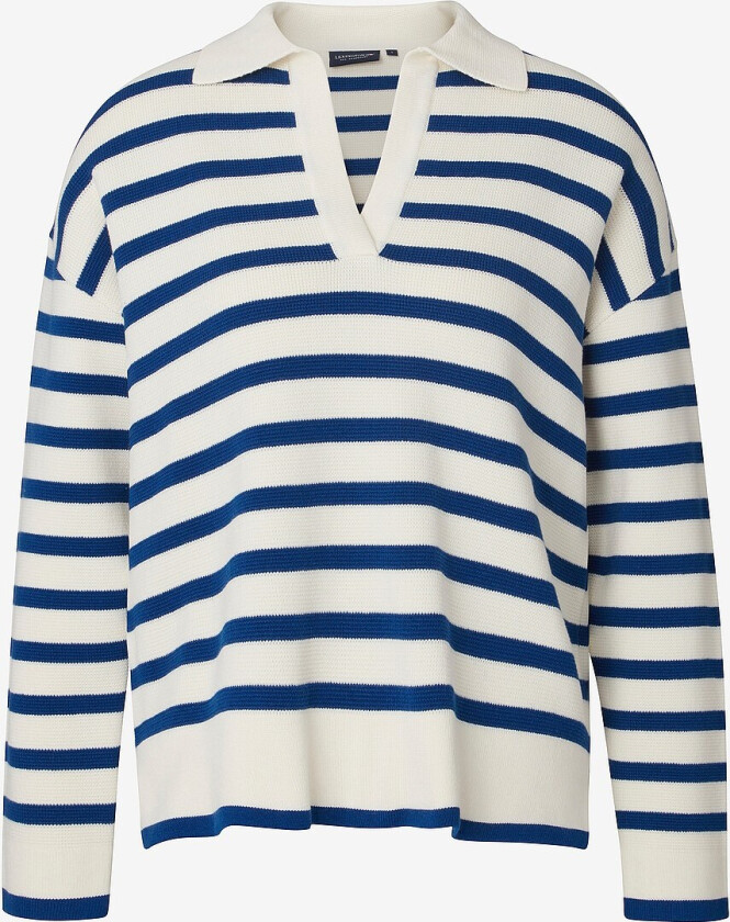 Genser Peyton Full Milano Knitted Sweater - Blå