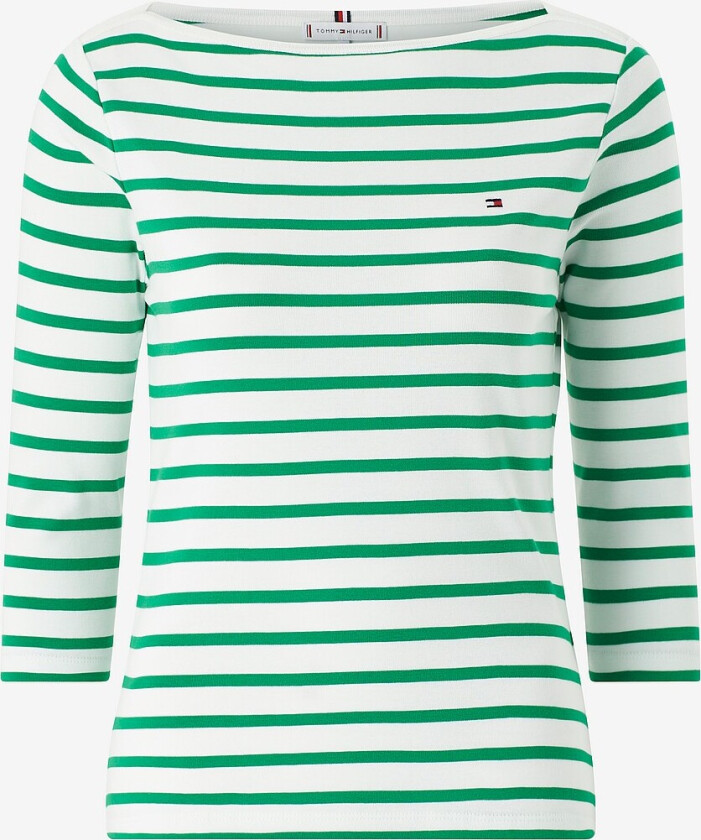 Topp New Cody Slim Boat-nk 3/4 Slv - Grønn