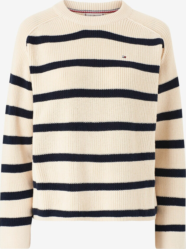 Genser CO Cardi Stitch C-nk Swt - Beige