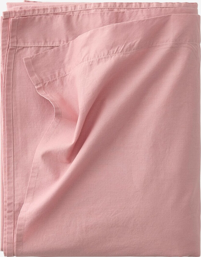 Laken Milly i vasket bomull - Rosa