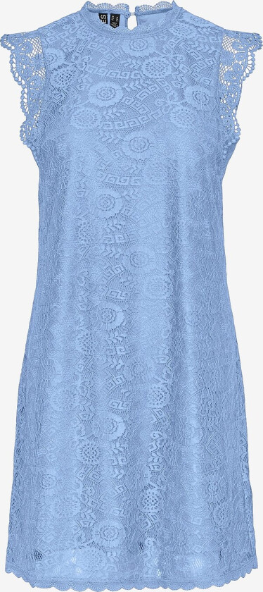Blondekjole pcOlline SL Lace Dress - Blå