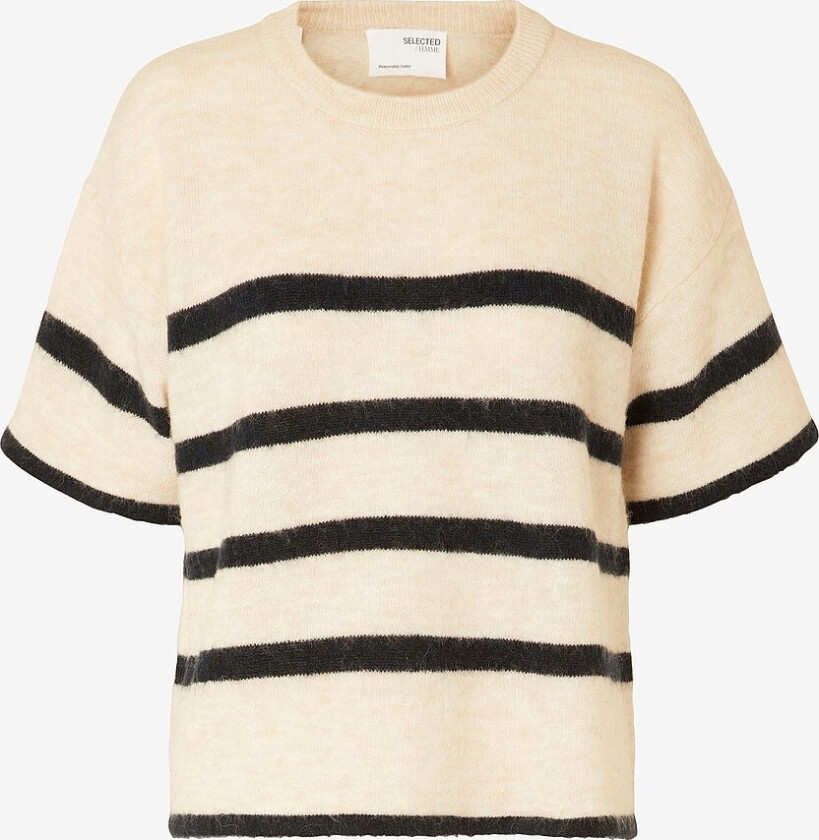 Genser slfMaline-liliana 2/4 Knit O-neck - Flerfarget