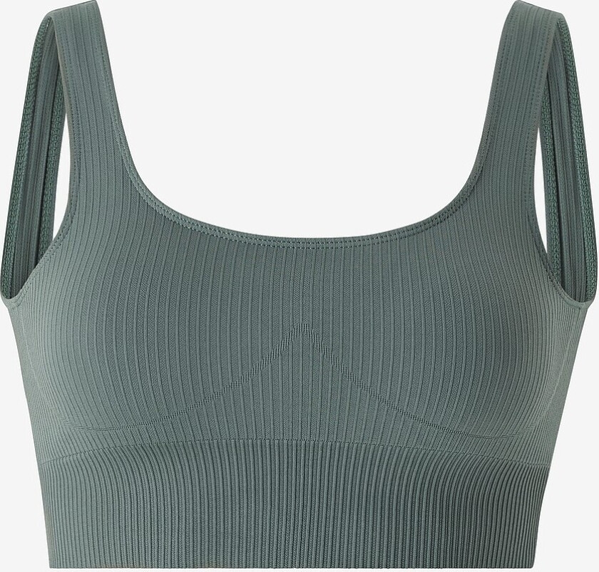 Sports-bh Ribbed Seamless Bra - Grønn
