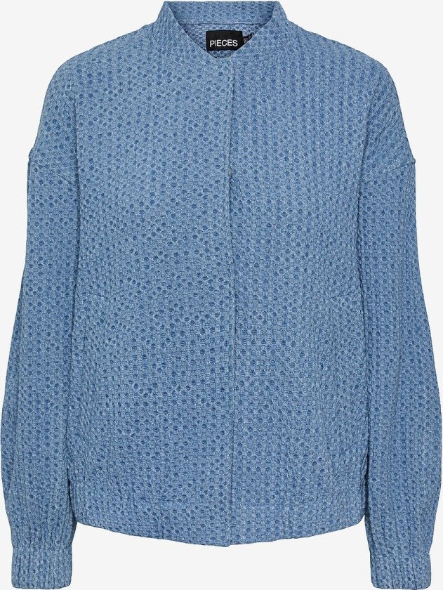Jakke pcMirinda LS Bomber Shacket - Blå