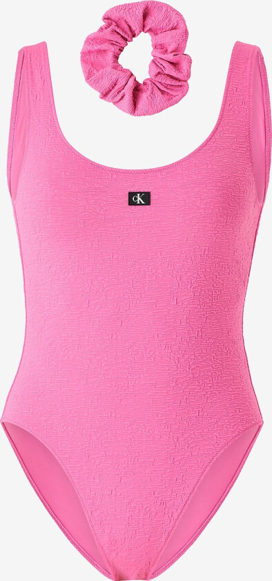 Badedrakt Open Back One Piece - Rosa