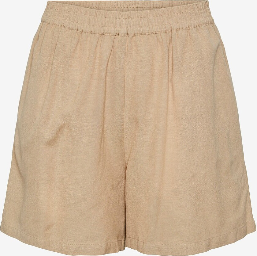 Shorts pcMilano HW Shorts - Beige