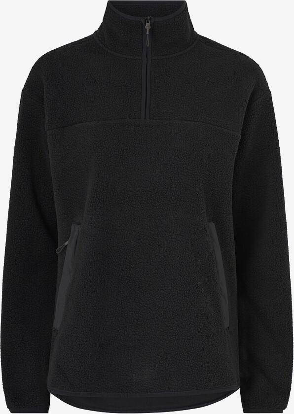 Fleeceskjorte Yoke Halfzip W - Svart