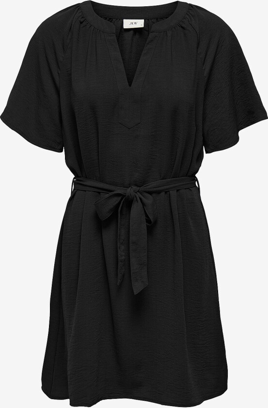 Kjole jdyDivya Life S/S V-neck Dress Wvn - Svart