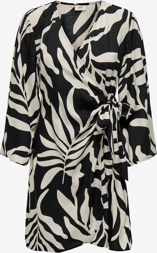 Omslagskjole jdySezen Life 7/8 Short Dress Wvn - Svart