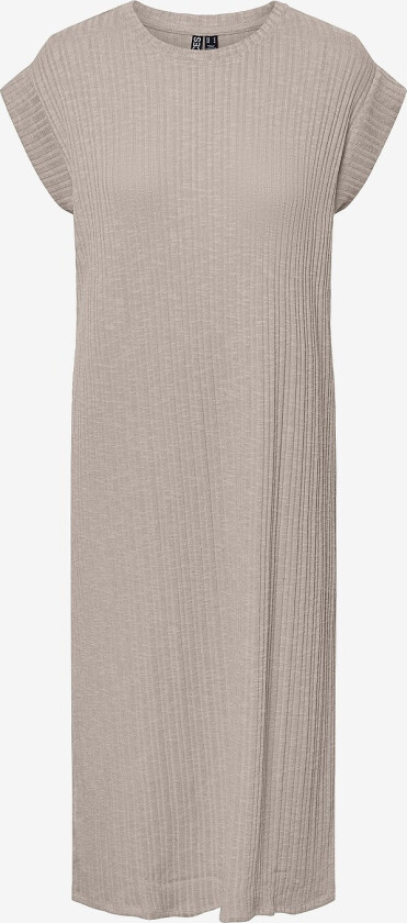 Kjole pcLena SS Midi Dress - Grå