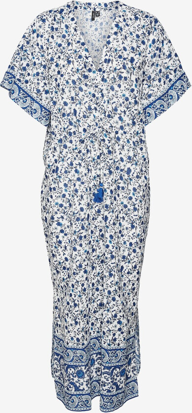 Maxikjole vmMilan Ankle Kaftan Dress Wvn - Blå